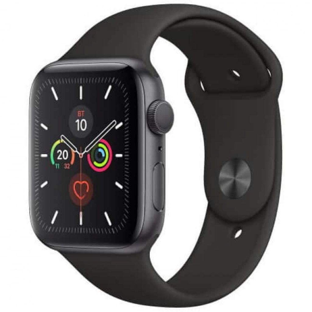 Apple Watch Series 5 GPS 44mm Aluminum Case with Sport Band - фото